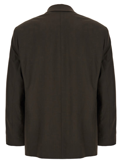 Lemaire Brown Polyester Blazer