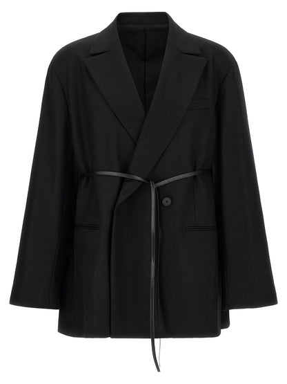 SSSTEIN Black Wool Blazer