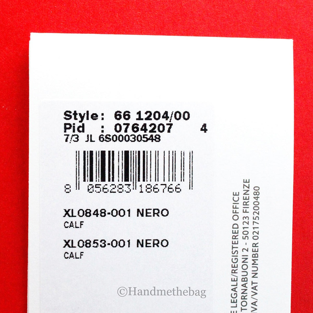 Salvatore Ferragamo Slim Black Embossed Patent Leather Card Case Wallet