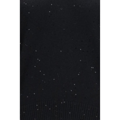 Brunello Cucinelli Black Cashmere Sweater