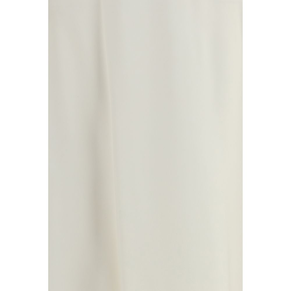 Brunello Cucinelli Beige Wool Oves Aries Midi Skirt