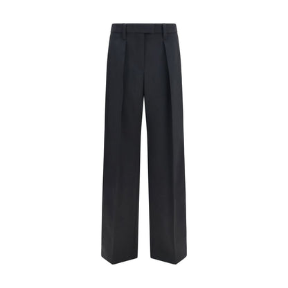 Brunello Cucinelli Black Wool Oves Aries Dress Pants