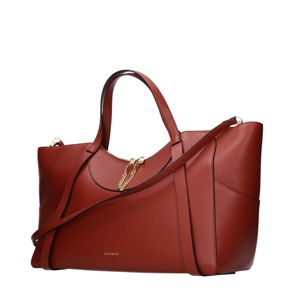 Handbag by Givenchy for women in leather brown features an refined silhouette, showcasing a secure , ample , and versatile for a sophisticated refined aesthetic.