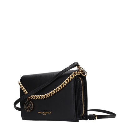 Karl Lagerfeld Black Polyethylene Handbag