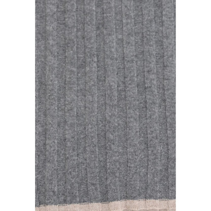 Brunello Cucinelli Gray Cashmere Scarf
