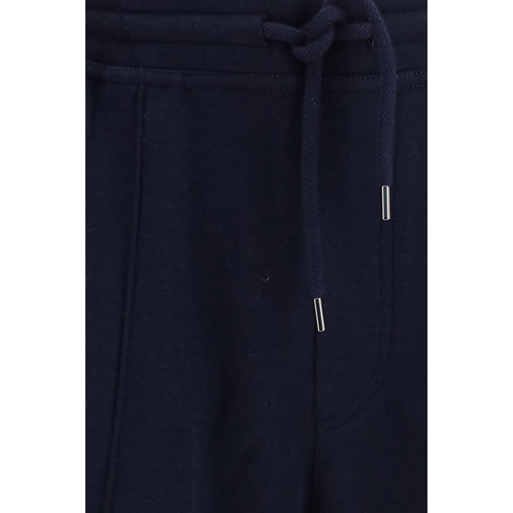 Brunello Cucinelli Men's Athletic Regular Fit Cashmere Cotton Polyamide & Silk Sweatpants - Blue