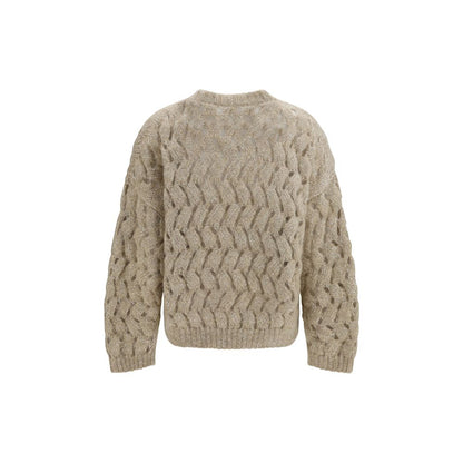 Brunello Cucinelli Beige Mohair Sweatshirt