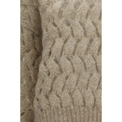 Brunello Cucinelli Beige Mohair Sweatshirt