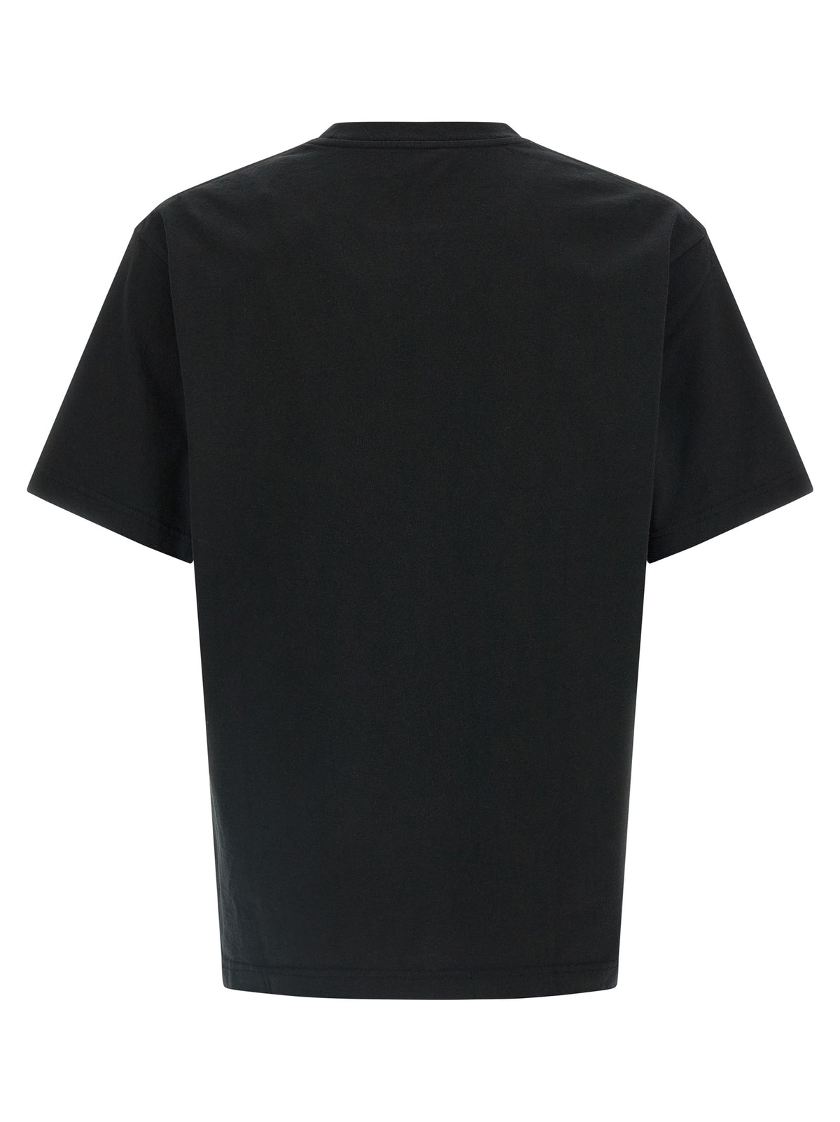 T-Shirt by Kenzo for men in cotton black & signature showcases a unassuming silhouette, artfully detailed with a refined and unassuming for a sophisticated, contemporary look.