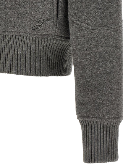 Jacquemus Gray Virgin Wool Bomber