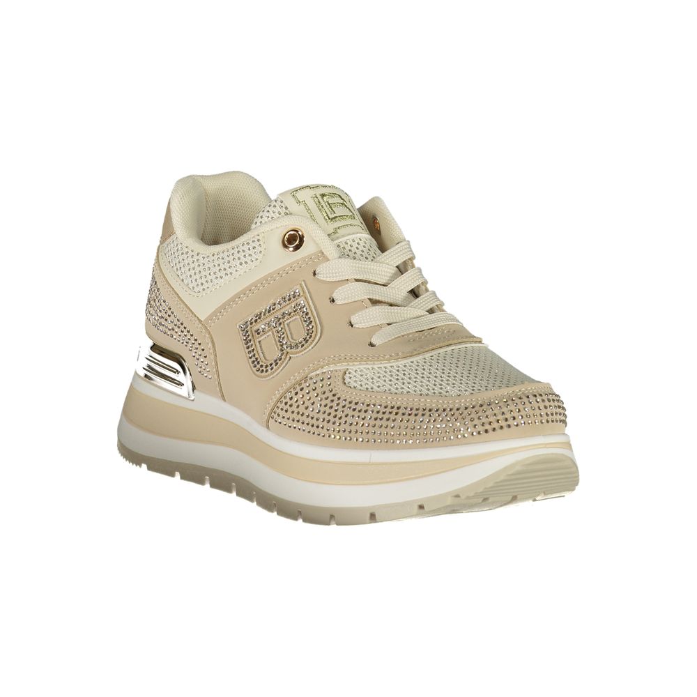 Laura Biagiotti Beige Polyurethane Women's Sneaker