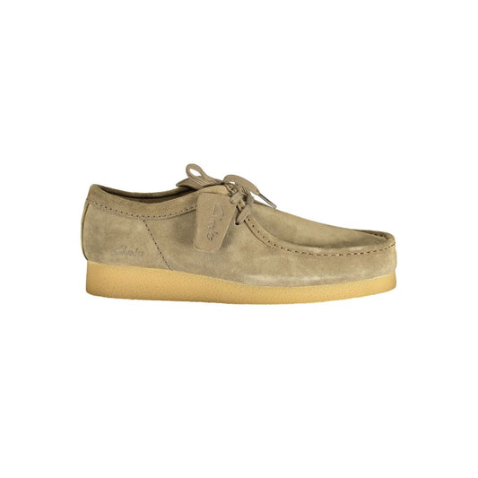 Loafer Slip-On Shoes by Clarks for men in polyester polyurethane suede leather green showcases a resplendent Essence Men's Polyester Polyurethane Suede Leather Loafer Slip-On Shoes aesthetic, defined by its resplendent and elegant .
