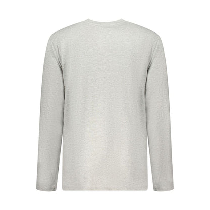 Activewear T-Shirt by Norway 1963 for men in cotton gray features a sporty silhouette with and crew neckline, showcasing innovative for a sporty finish.