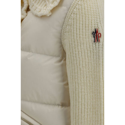 Moncler Grenoble Beige Wool Oves Aries Cardigan