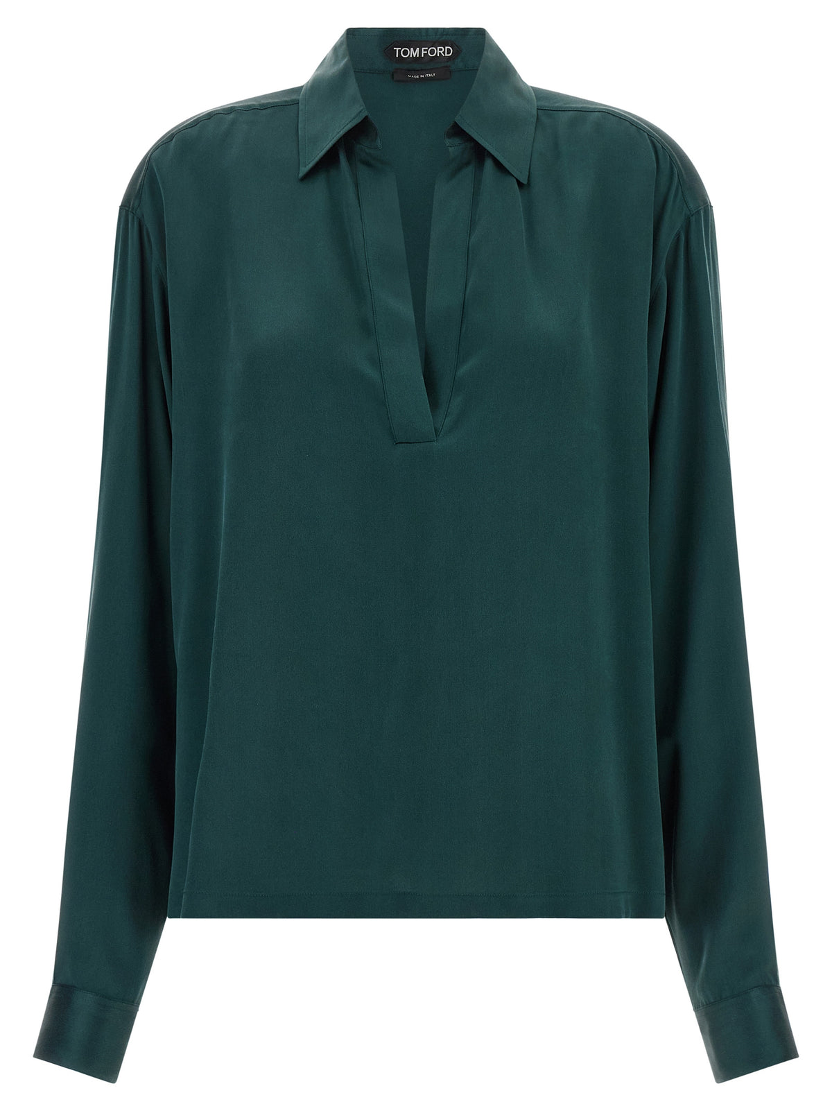 Tom Ford Bicolor Silk Polo Shirt