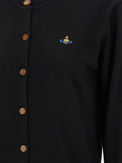 Vivienne Westwood Black Wool Cardigan
