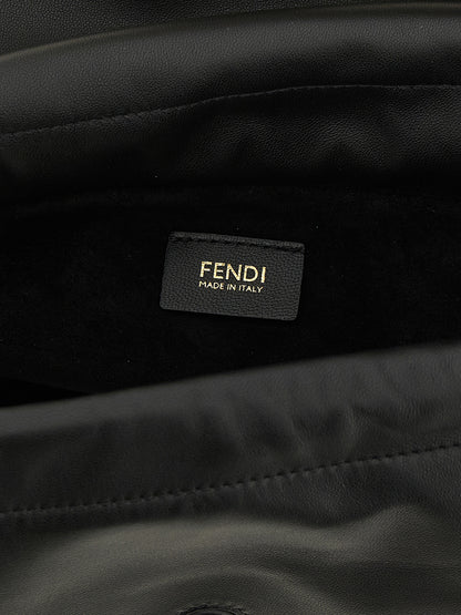 Fendi Black Lamb Leather Handbag