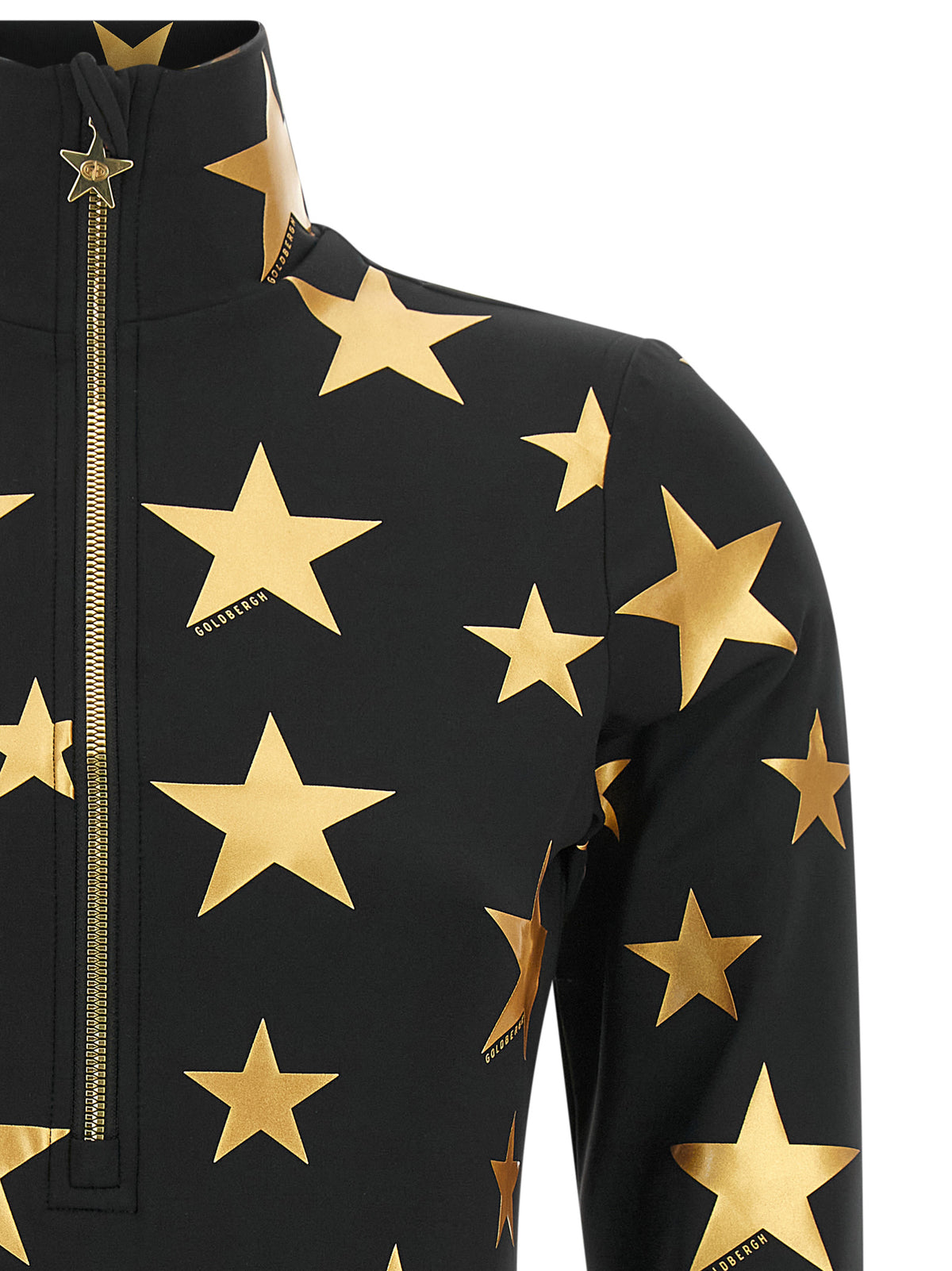 GOLDBERGH Gold Polyester Bodysuit