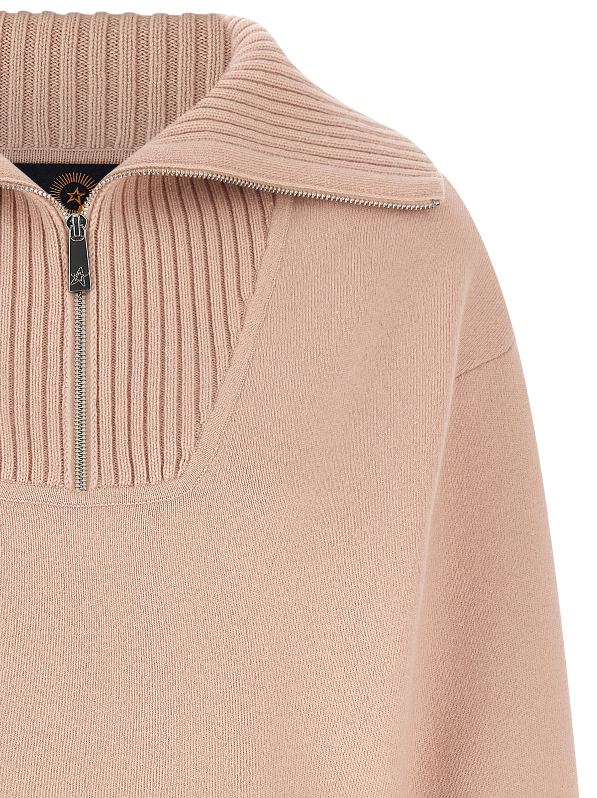 Cardigan by PERFECT MOMENT for women in cashmere & merino wool multicolor & pink showcases a luxurious silhouette, meticulously detailed with a sophisticated and for a refined finish.