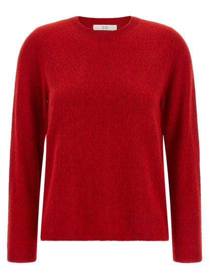 CO Red Cashmere Cardigan