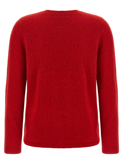 CO Red Cashmere Cardigan