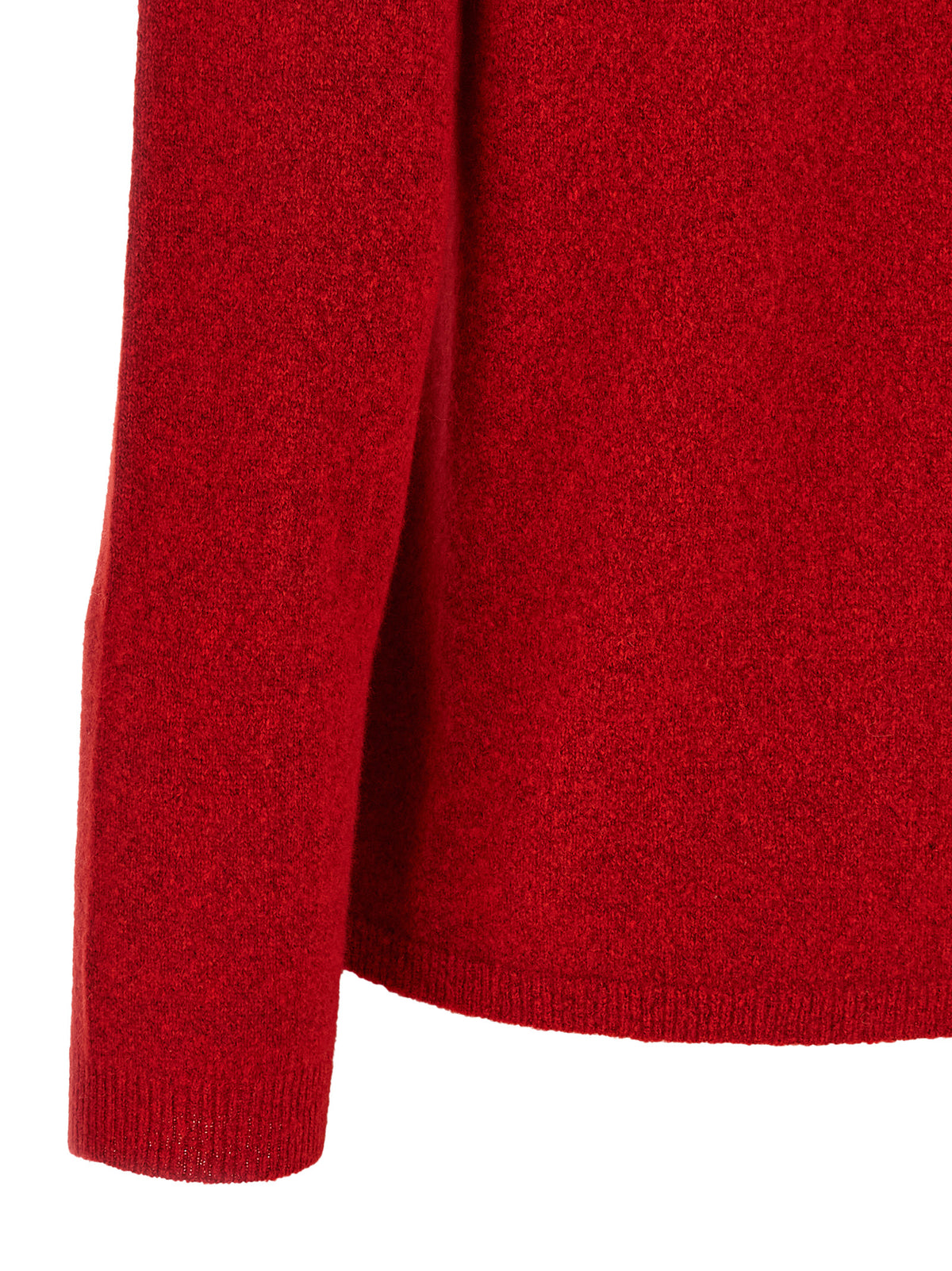 CO Red Cashmere Cardigan