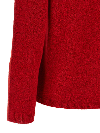 CO Red Cashmere Cardigan