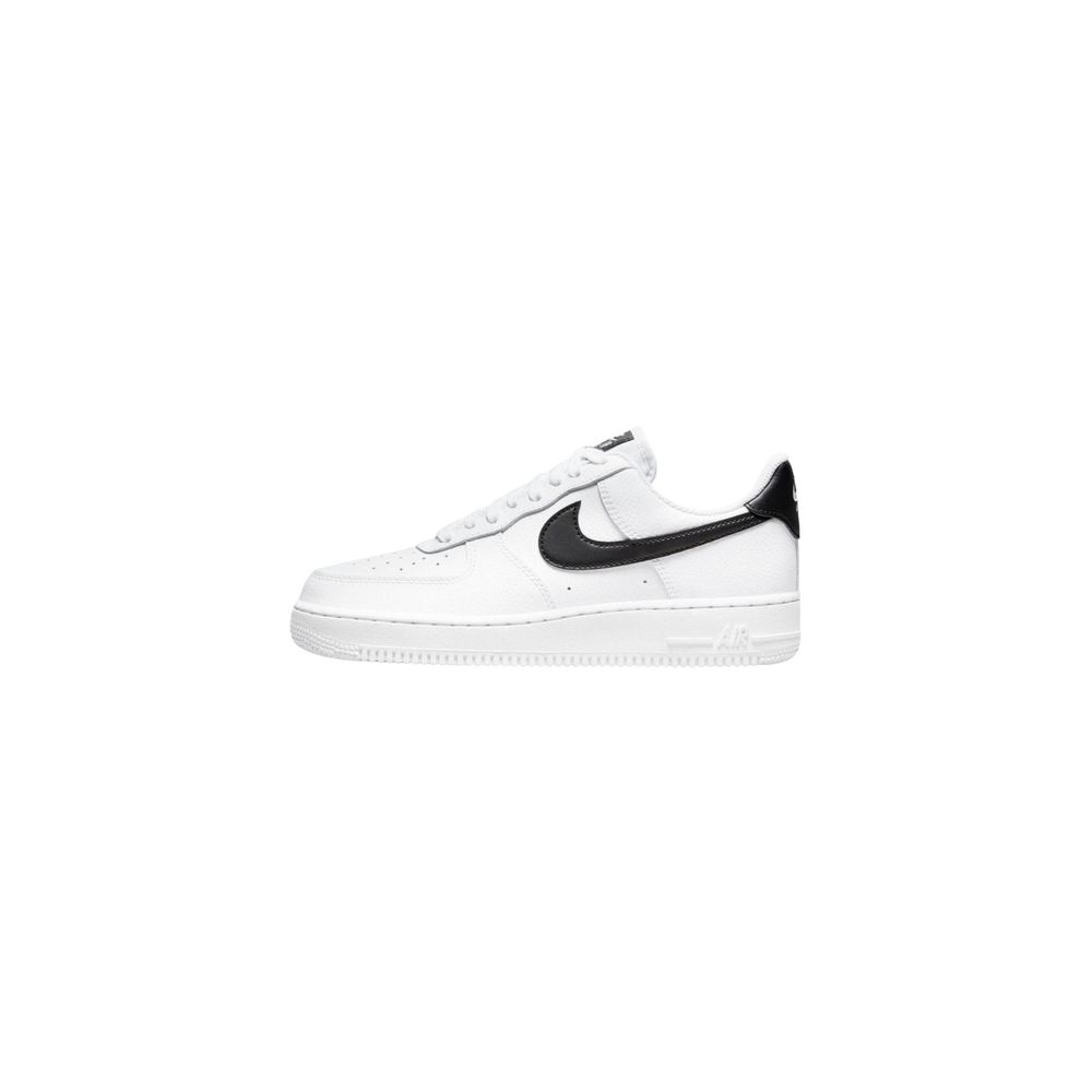 Sneakers by Nike for women in leather & rubber black, white & signature presents a on trend silhouette from the Women's Low Top Leather & Rubber Sneakers collection, showcasing a on trend low-top style for an elevated aesthetic.
