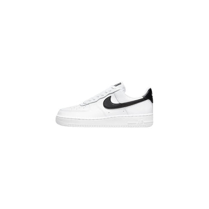 Sneakers by Nike for women in leather & rubber black, white & signature presents a on trend silhouette from the Women's Low Top Leather & Rubber Sneakers collection, showcasing a on trend low-top style for an elevated aesthetic.