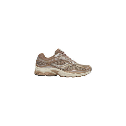Athletic Sneakers by Saucony for men in mesh & rubber beige features an timeless silhouette from the Men's Chunky Mesh & Rubber Athletic Sneakers collection, showcasing a timeless chunky style for a timeless look.