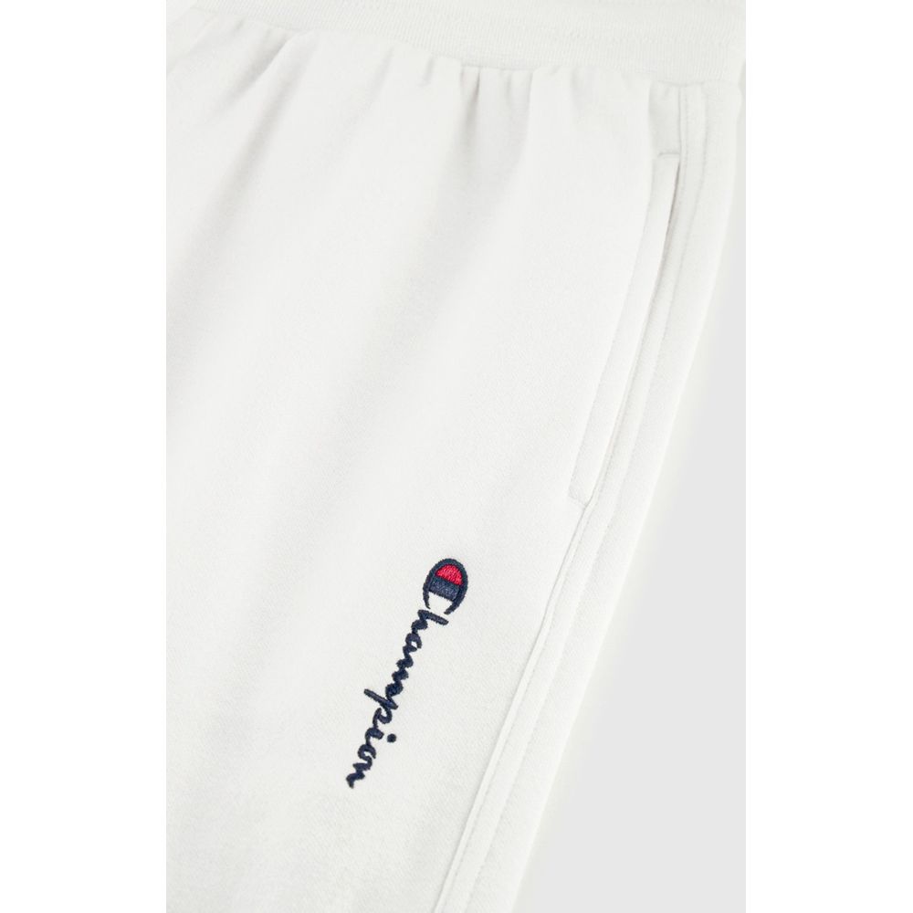 Bermuda Shorts by Champion for men in cotton polyester white presents a contemporary silhouette, showcasing a contemporary with a refined short and elegant .