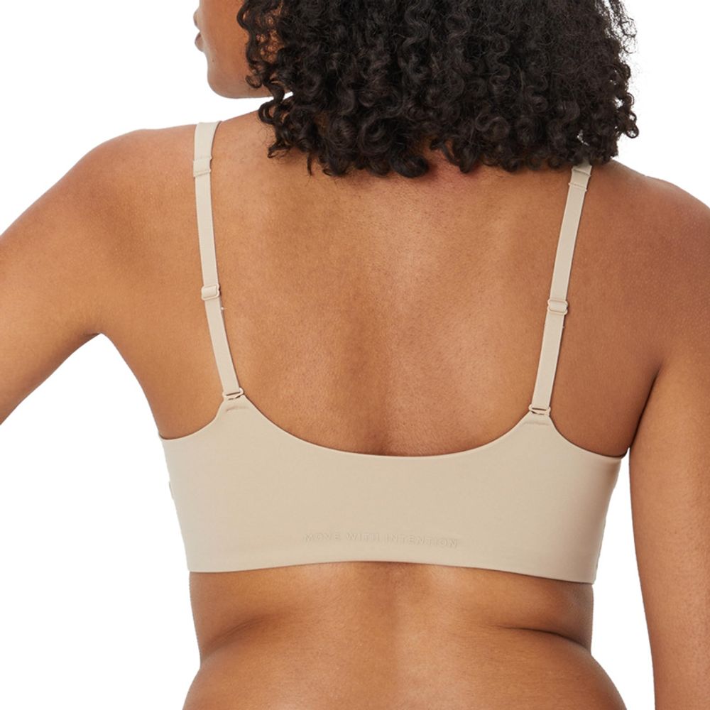 Sport Bra by Champion for women in stretch polyamide bicolour & green features an ergonomic silhouette, showcasing the ergonomic design of the Women's Stretch Polyamide Sport Bra with a ergonomic fit.