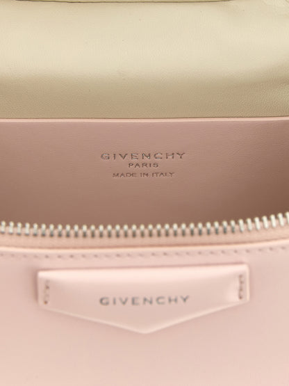 Crossbody Box Handbag by Givenchy for women in nappa leather multicolor & pink features a transformative sophistication silhouette, showcasing a secure zipper, ample , and versatile crossbody-strap, shoulder-strap, detachable-strap & handle for a transformative sophistication look.