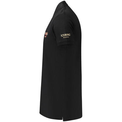 Iceberg Black Cotton Men's Polo Shirt