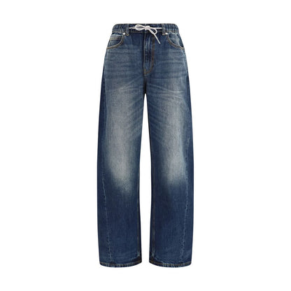 Alexander Wang Blue Cotton Relaxed Fit Jeans