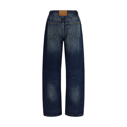 Alexander Wang Blue Cotton Relaxed Fit Jeans