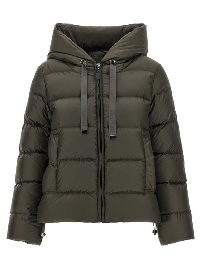 Max Mara Bicolor Polyester Full-Length Jacket