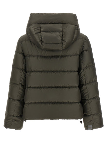Max Mara Bicolor Polyester Full-Length Jacket