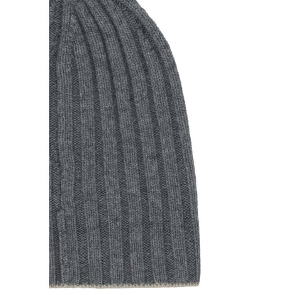 Brunello Cucinelli Gray Cashmere Beanie