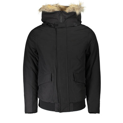 Woolrich Black Cotton Men Jacket