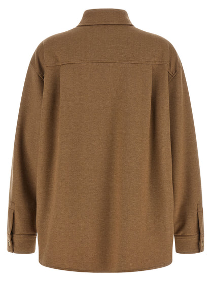 Max Mara Brown Triacetate Shell Jacket