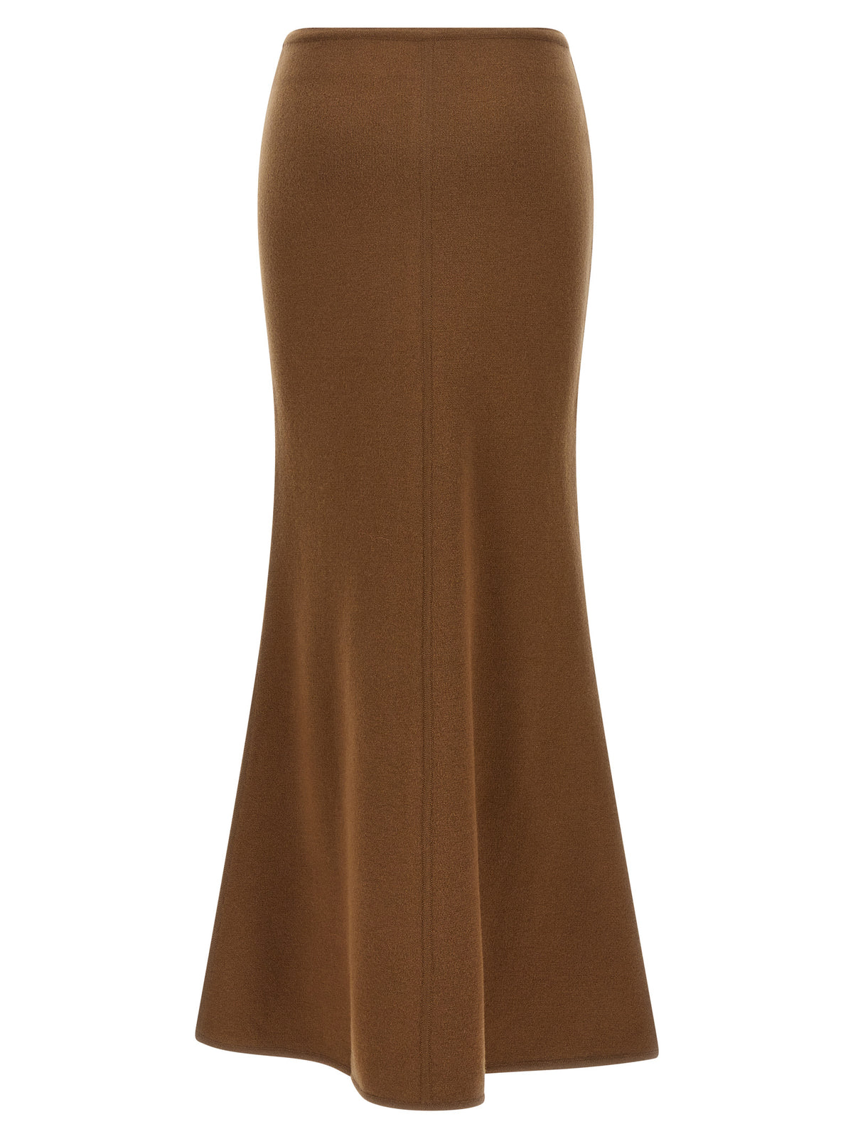 Max Mara Brown Virgin Wool Mini Skirt