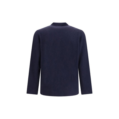 Aragona Cashmere Blue Cashmere Cardigan