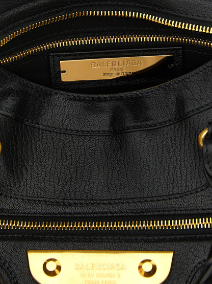 Balenciaga Black Goatskin Handbag