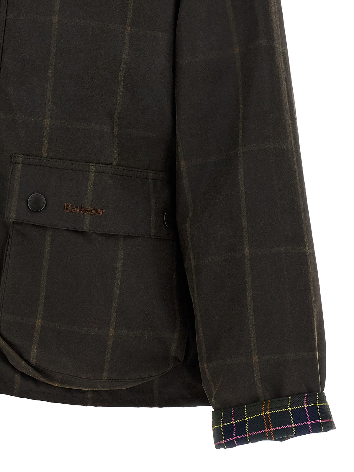 Barbour Brown Cotton Full-Length Jacket