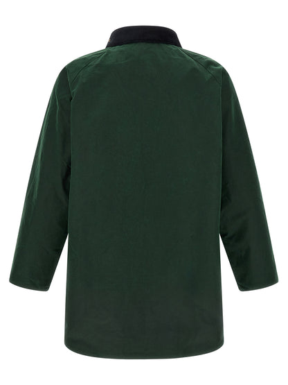Barbour Bicolor Cotton Full-Length Jacket