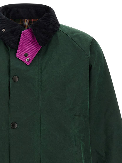 Barbour Bicolor Cotton Full-Length Jacket