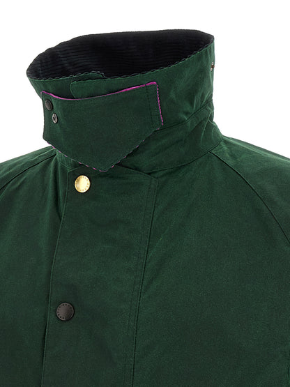 Barbour Bicolor Cotton Full-Length Jacket