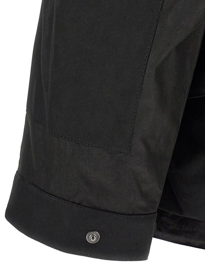 Barbour Black Cotton Shell Jacket