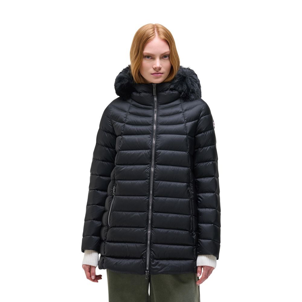 Colmar Originals Black Polyamide Full-Length Jacket